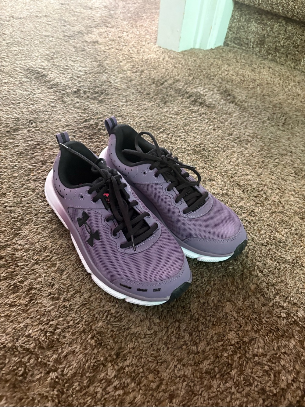 Under Armour Purple and Black Women's Running Shoe
